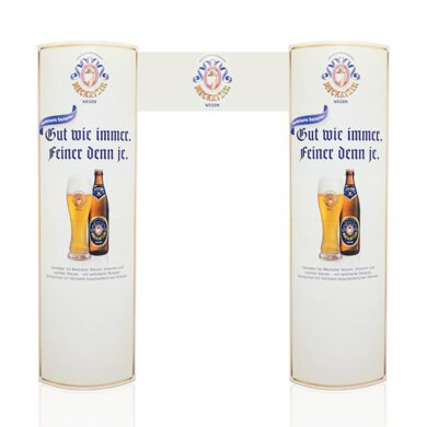 Dekosäule 65x189 Biko Metzlacker Überbau Produktbeispiel